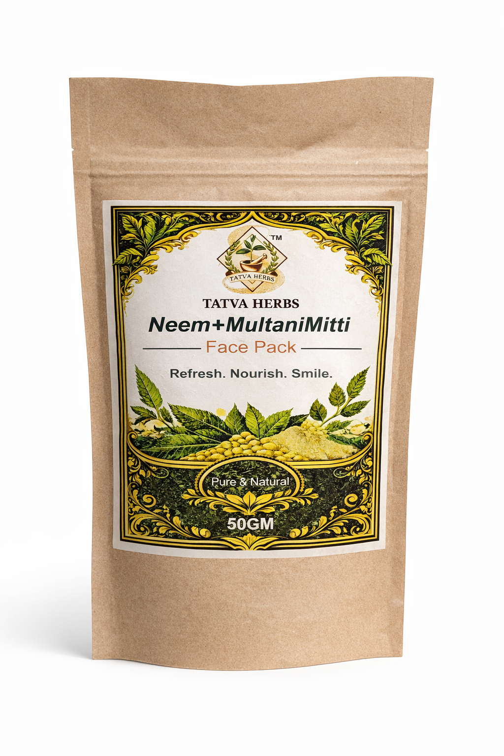 Tatva Herbs Neem + Multani Mitti Face Pack – 50gm