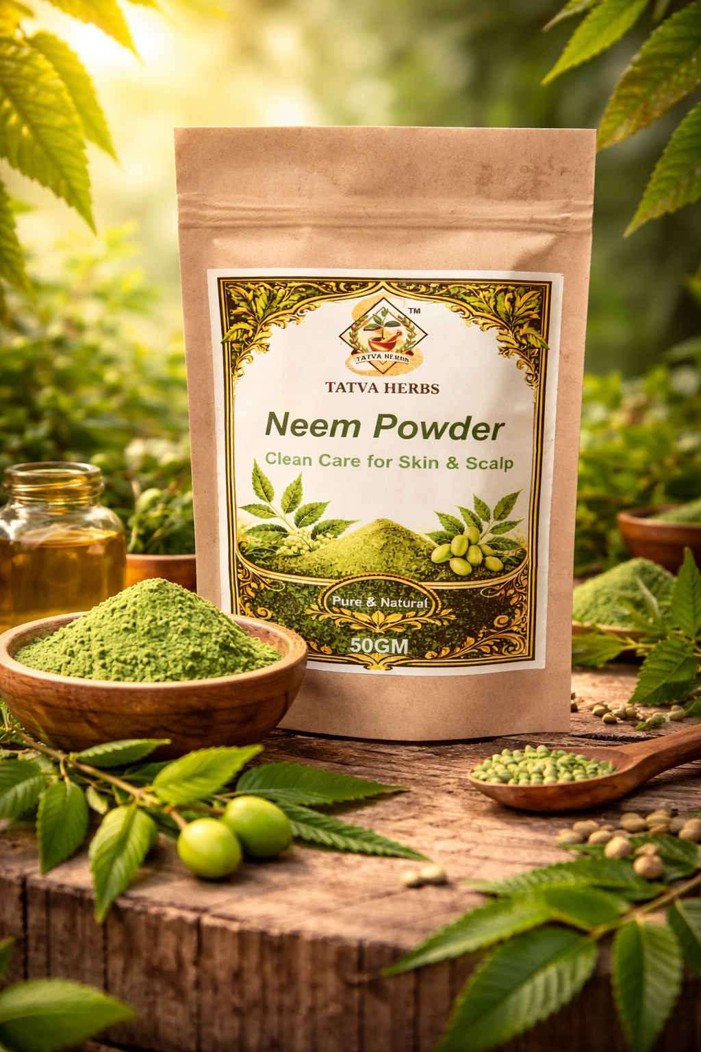 Tatva Herbs Neem Powder – 50gm