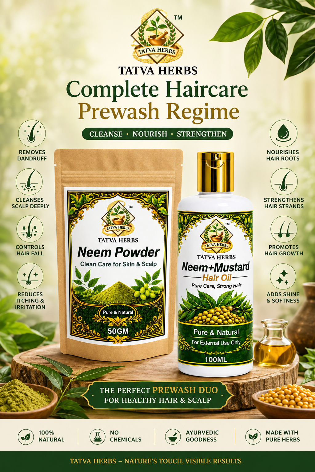 TATVA HERBS Haircare Combo
